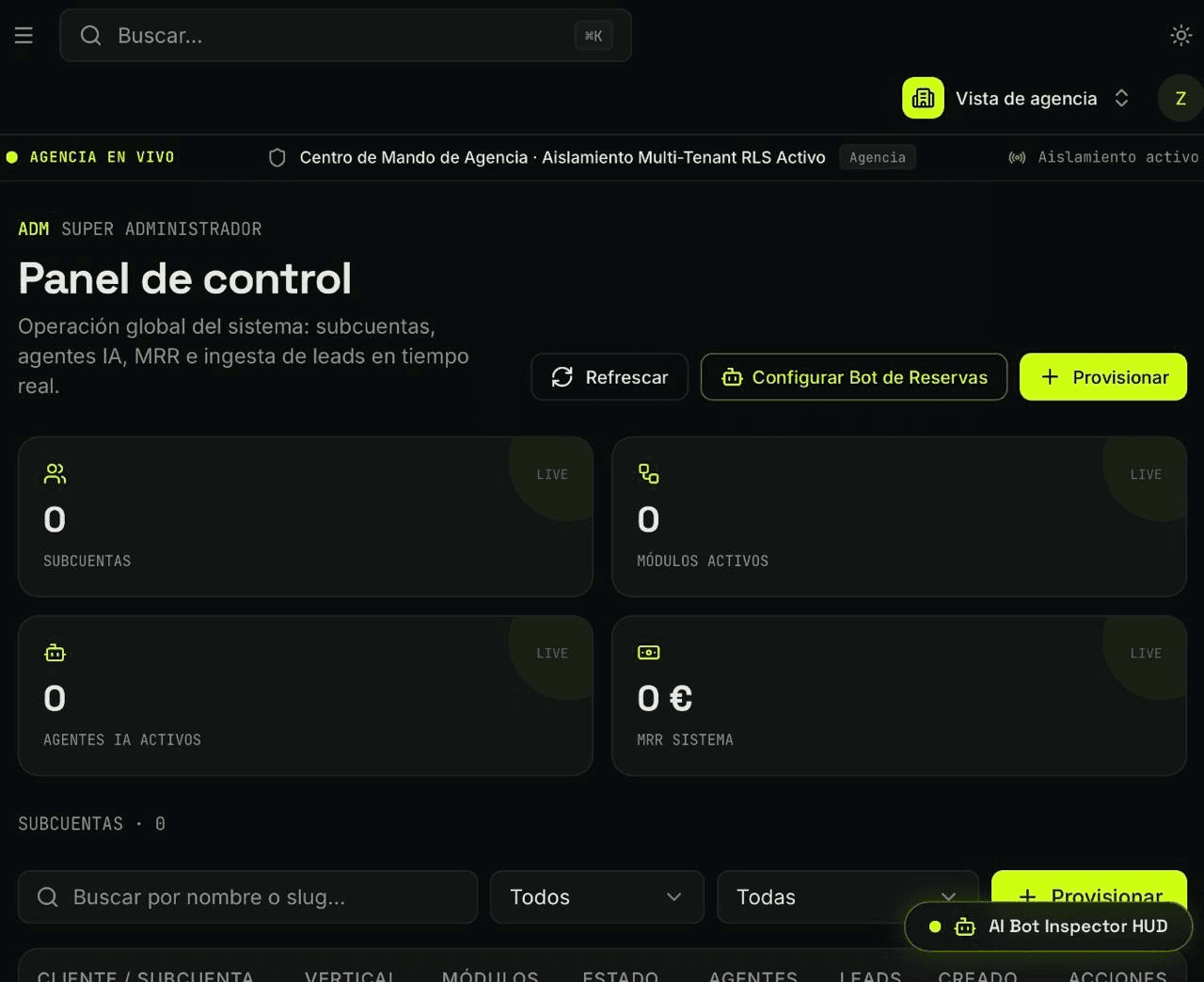 Captura de ZimplifAI CRM